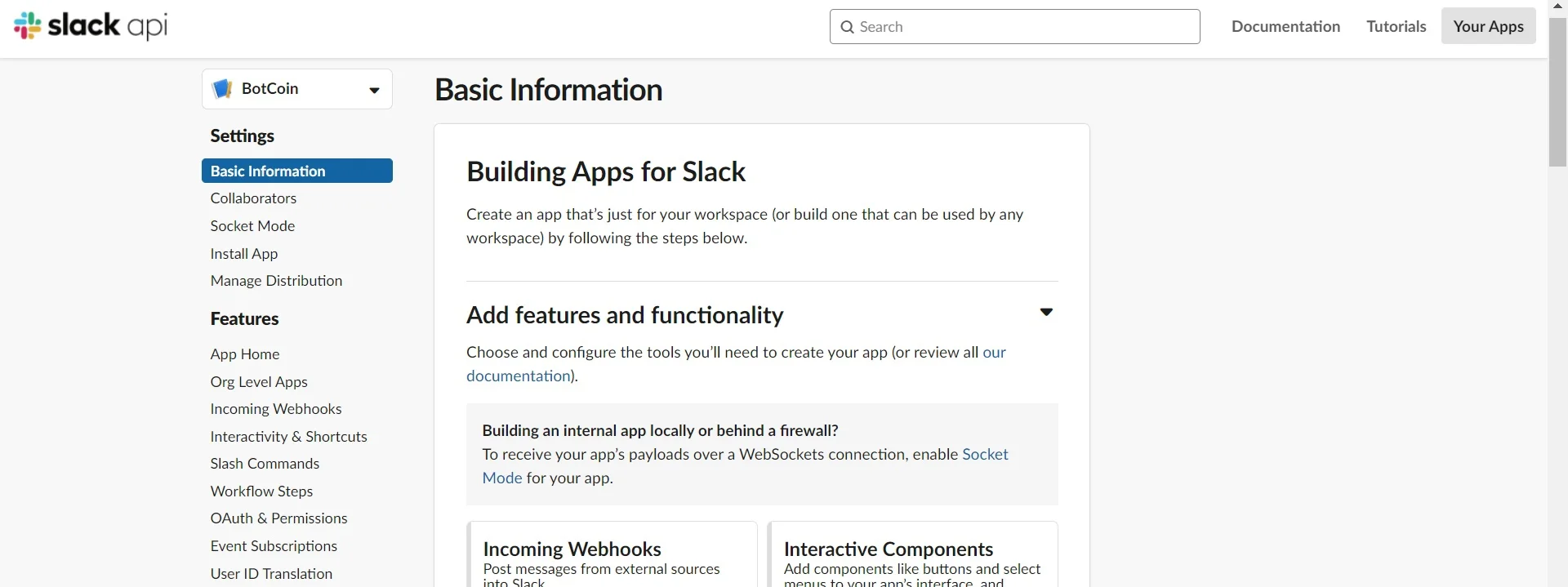 Slack API Kontrol Paneli
